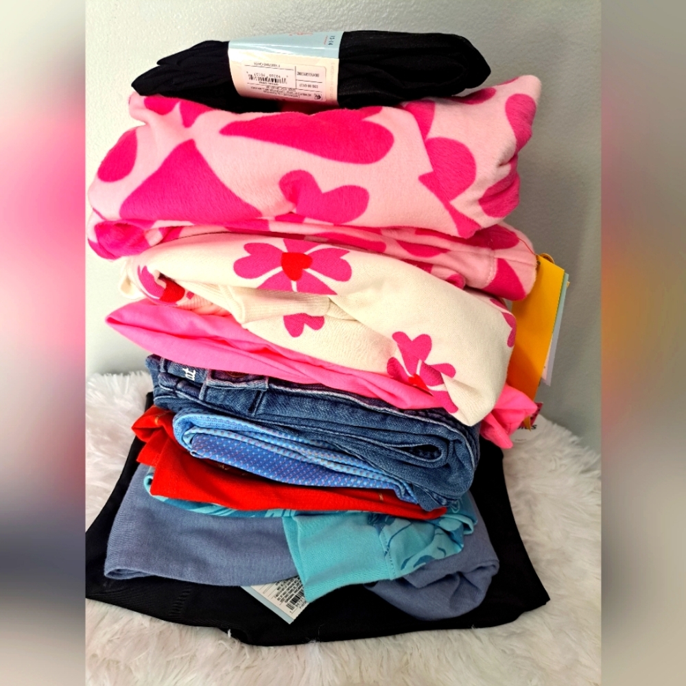 Girls 14-16 Colorful Clothing Bundle with Pink and Blue